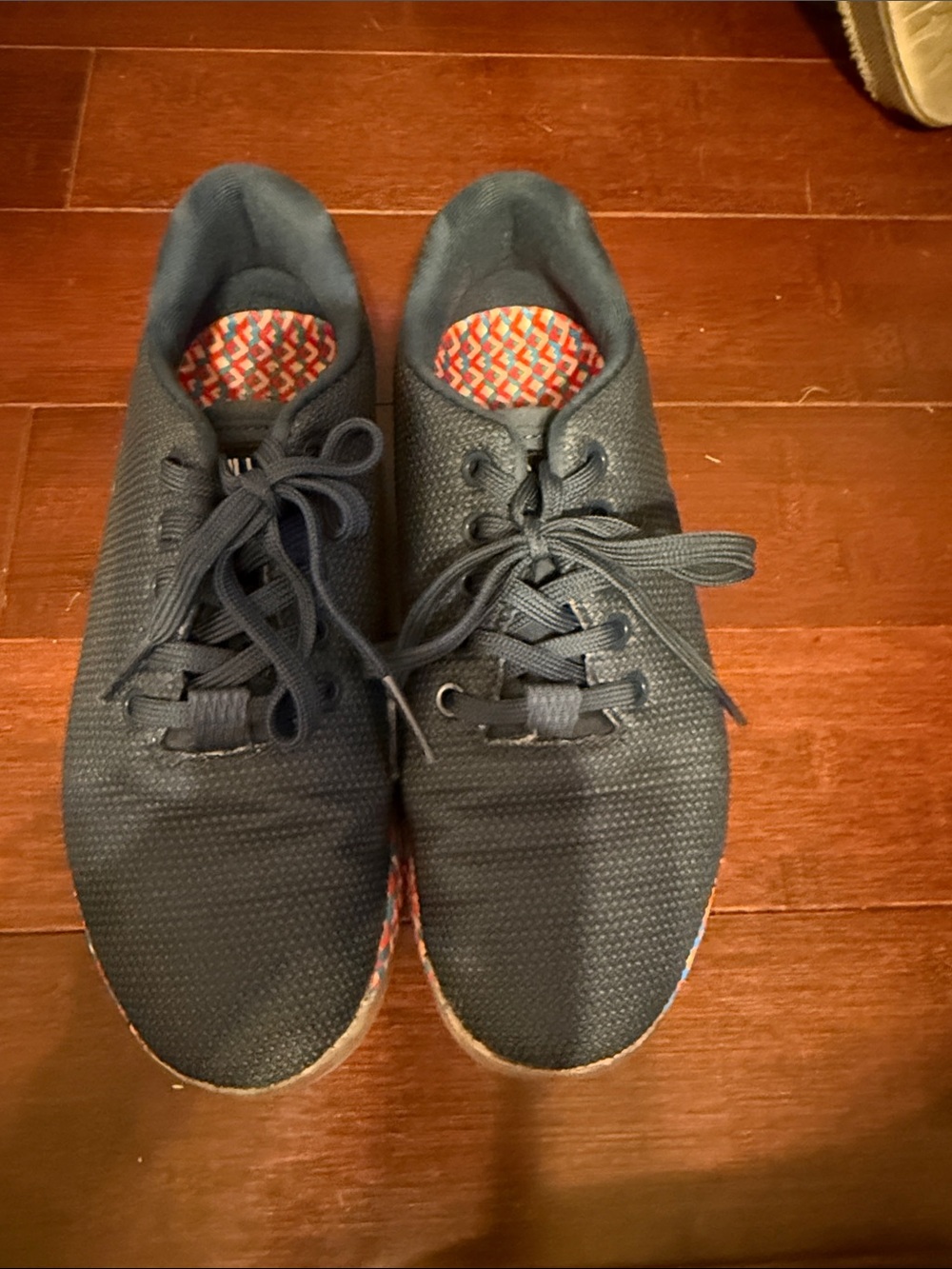 NOBULL Navy Athletic Knit Lace-Up Shoes